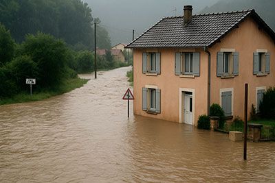Les régions les plus touchées par les intempéries